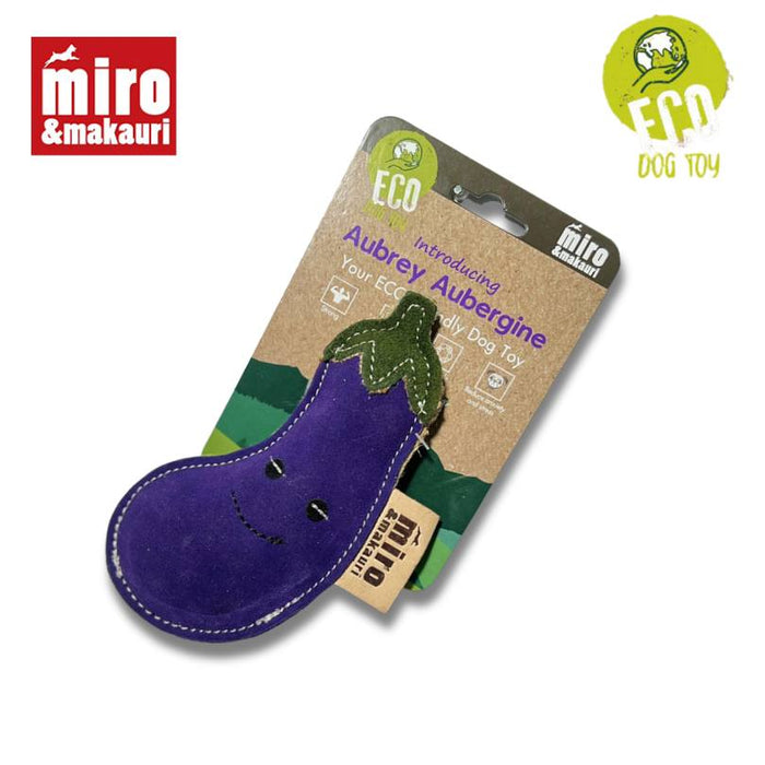 Aubrey Aubergine with Logos