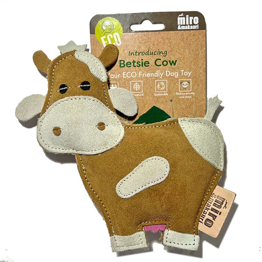 Eco Dog Toys by Miro & Makauri  - Betsie Cow