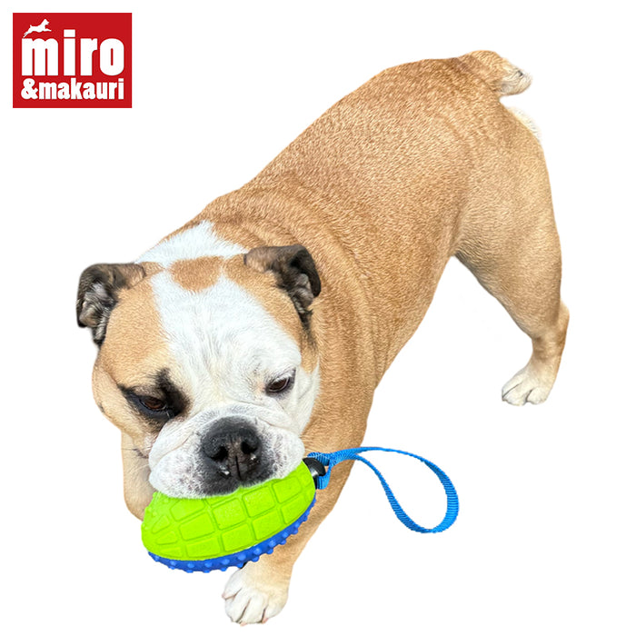 Rubber Rugby Fetch Ball - (Order 6 for 10% off)
