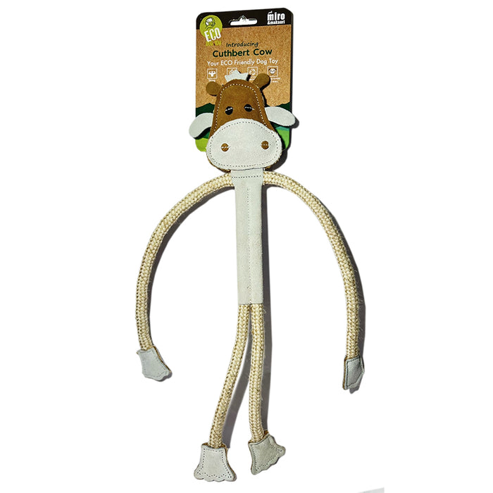 Eco Dog Toys by Mir & Makauri - Cuthbert Cow