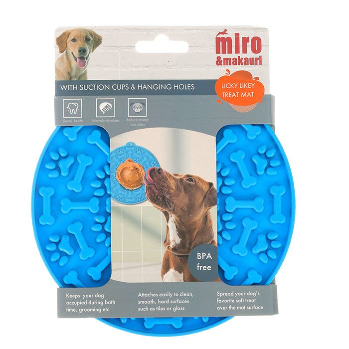 Slow feeder mat by Miro & Makauri - the 'Licky Likey' treat mat