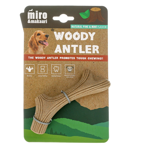 woody antler Miro & Makauri tough toy for dogs