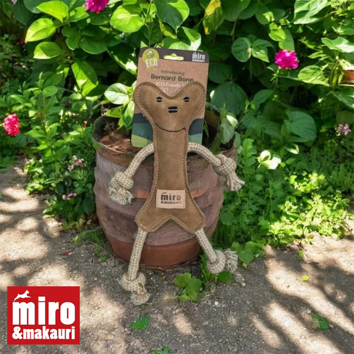Eco Dog Toys By Miro & Makauri - Bernard Bone.