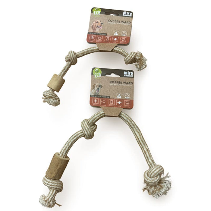 Coffee Wood - Chew N Tug Toy (2 Sizes)