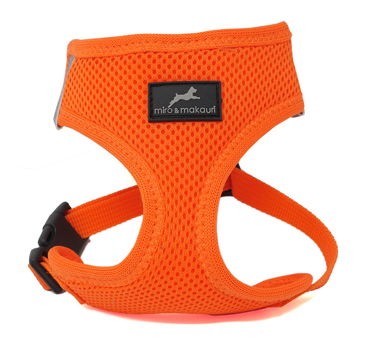 MIro & Makauri Classic Air Mesh Harness in Bright Orange