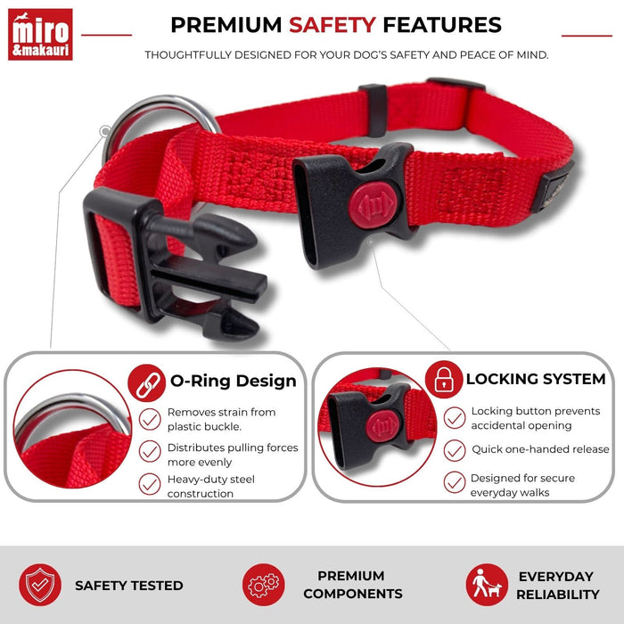 Miro & Makauri Nylon Safety Dog Collars - The Belay Range