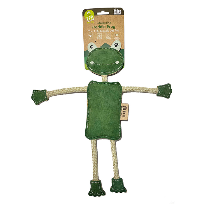 Freddie Frog - Miro & Makauri ECO DOG TOYS