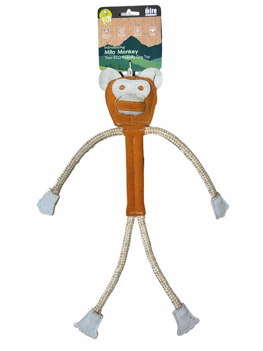 Eco Dog Toys By Miro & Makauri - Milo Monkey