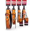 Miro & Makauri 'Milford' Leather Dog Collars -  Red, Black, Brown, Orange