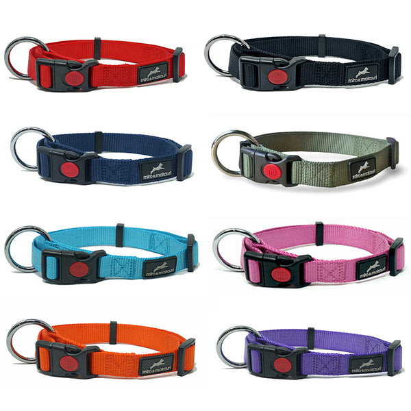 Miro & Makauri Nylon Safety Dog Collars - The Belay Range