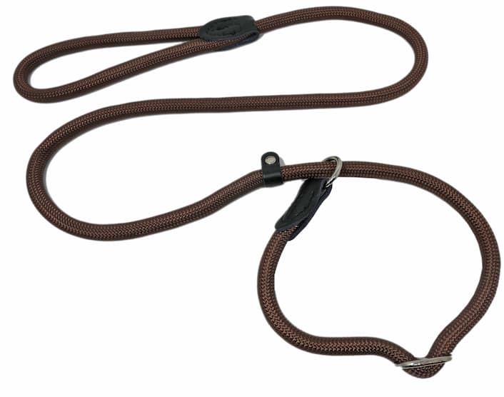 Dog Slip Lead with Figure 8 Training Aid - Miro & Makauri  "REGULAR GRIP"