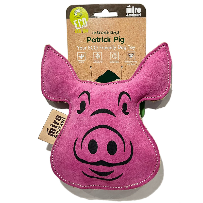 Eco Dog Toys By Miro & Makauri - Patrick Pig