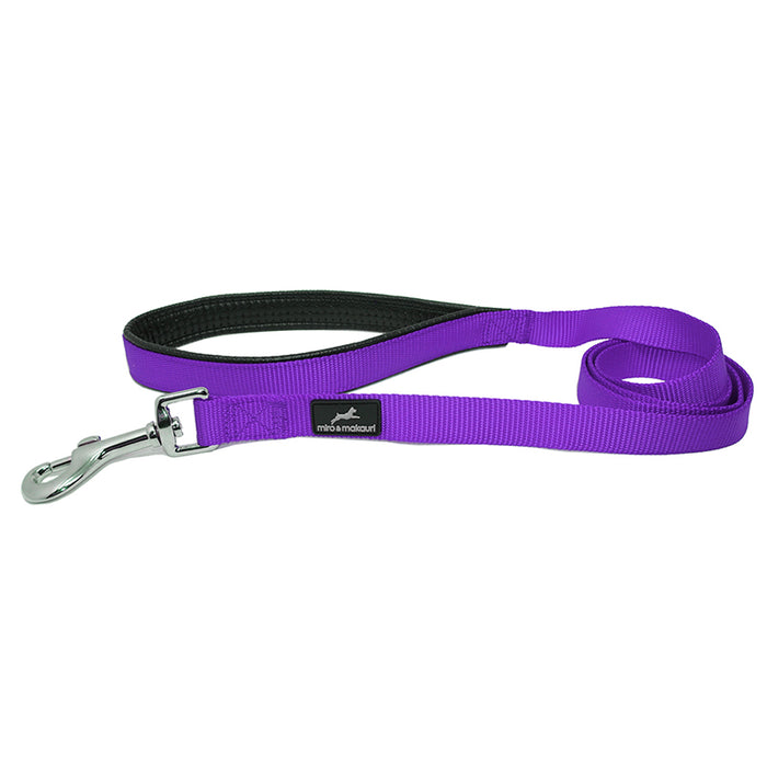 Nylon Dog Leads with Padded Handle - the 'Miro & Makauri' Belay Leads
