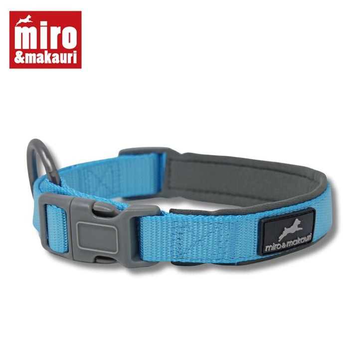 Nylon Dog Collar / w adjustable clasp & neoprene padding