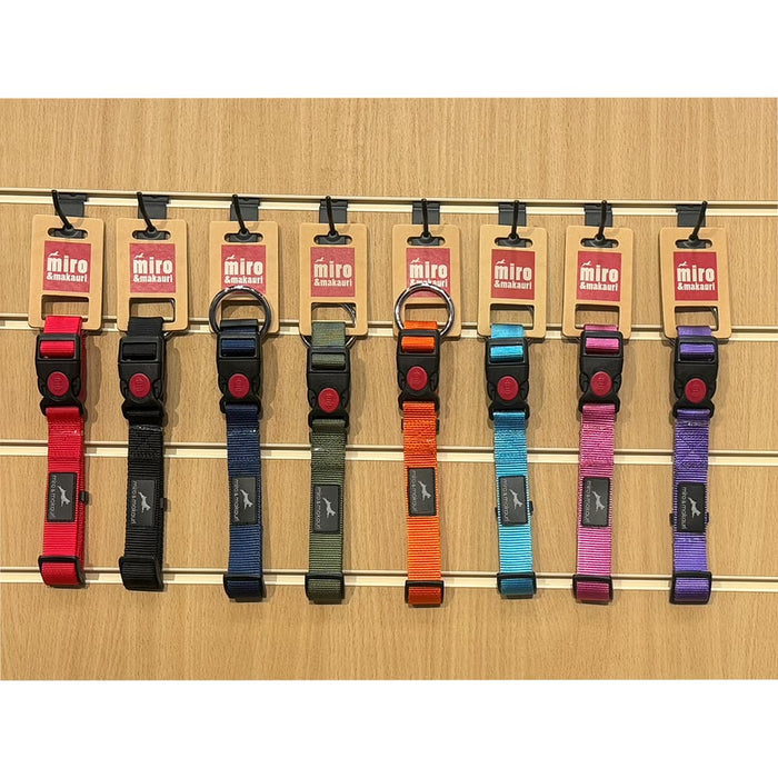 Makauri Nylon Dog Collar With Lockable Safety Clasp – Adjustable & Premium