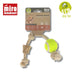 chewntugtoytennisball with logos