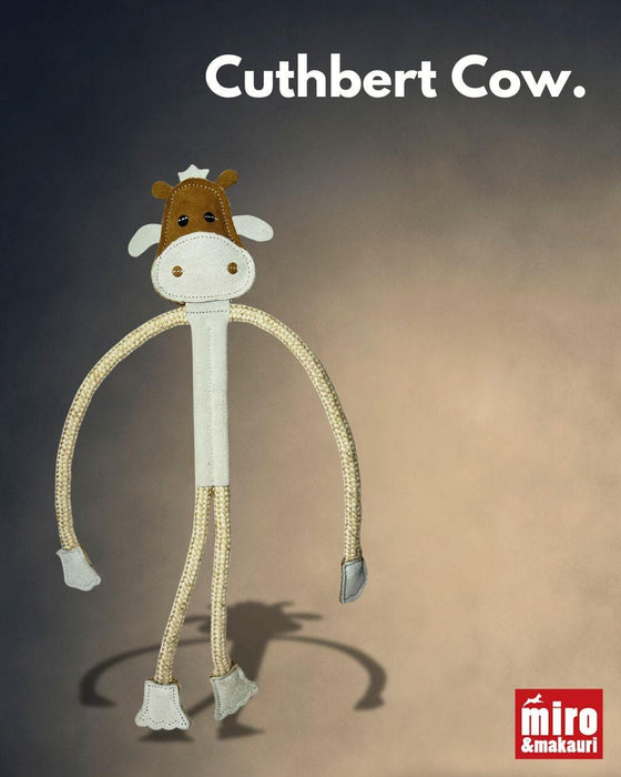 Eco Dog Toys By Miro & Makauri - Cuthbert the Cow