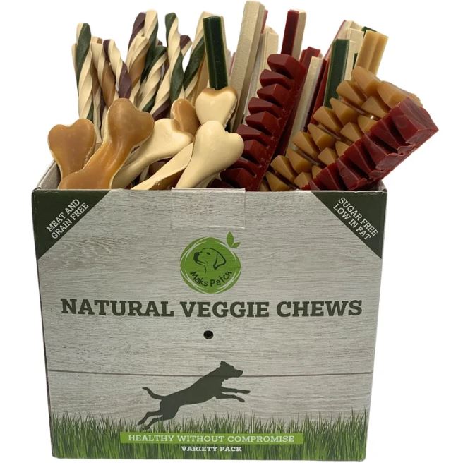 Maks Patch Vegan Dog Treats -  Variety Gift Packs - 3 Sizes