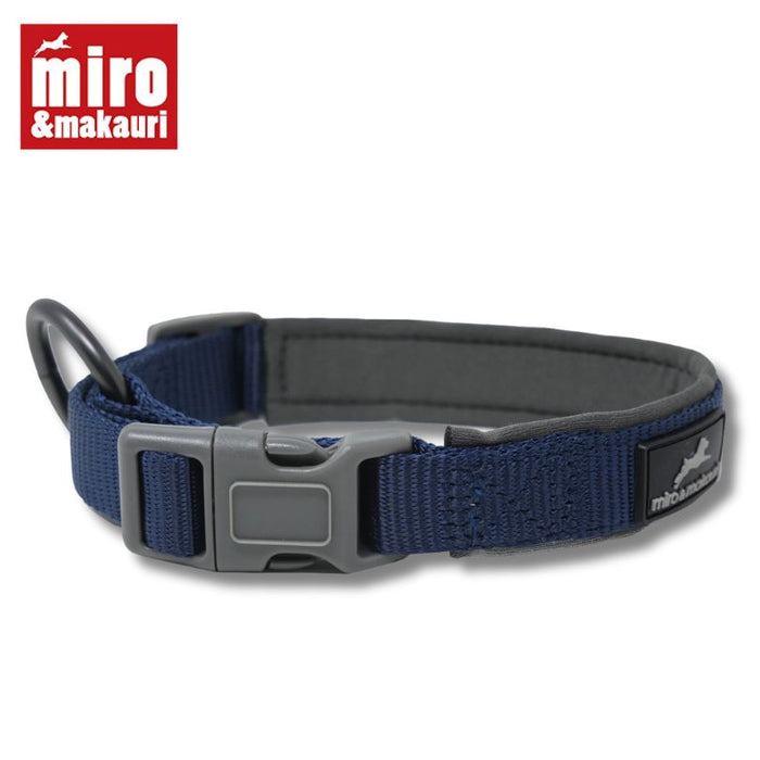 Nylon Dog Collar / w adjustable clasp & neoprene padding