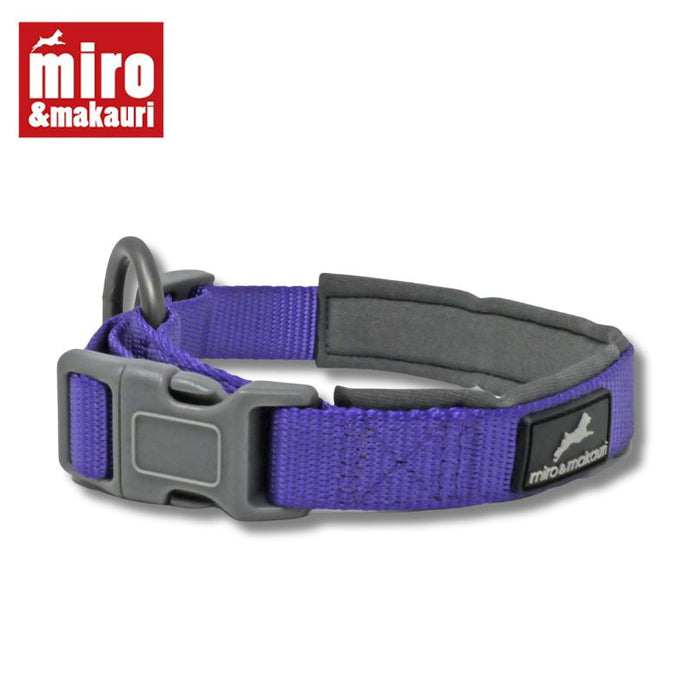 Nylon Dog Collar / w adjustable clasp & neoprene padding