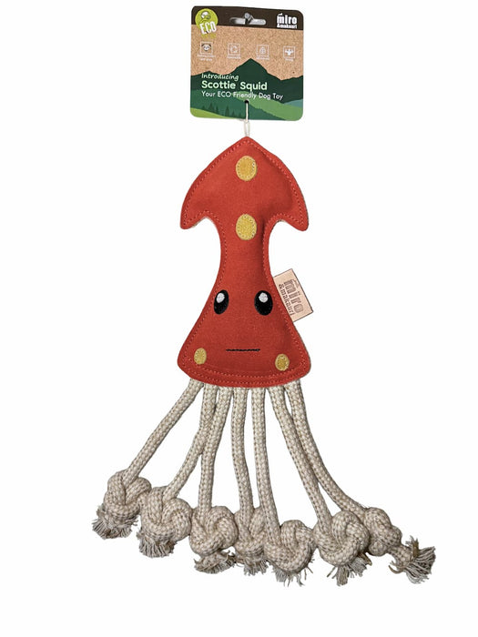 Eco Dog Toys By Miro & Makauri - Scottie Squid
