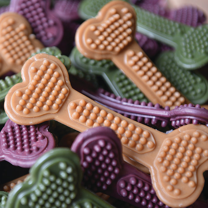 MaksPatach Veggie Dog Treats. Plant Based, Vegan Dog Snack called the BumpiBone. 
