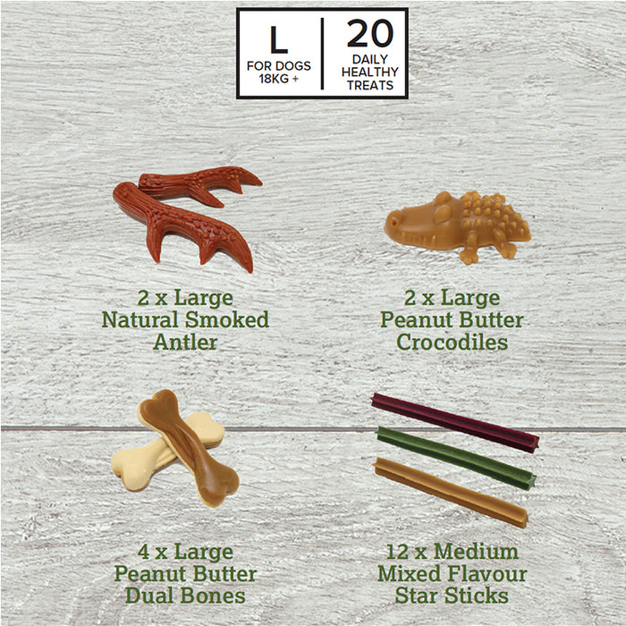 types of treats in LARGE variety box