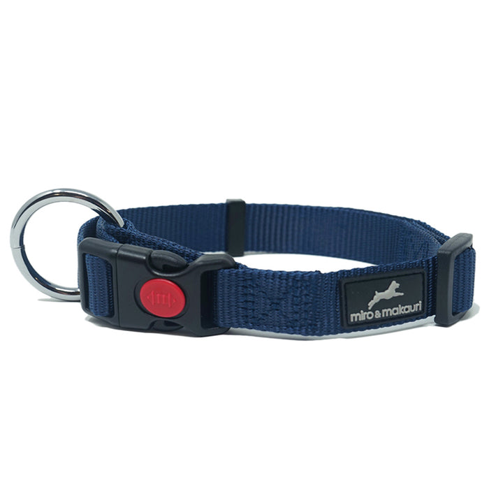 Miro & Makauri Belay Nylon safety Collar Navy Blue