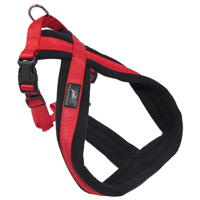 Miro & Makauri Premium Fleece Padded Harness Red 