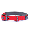 Miro & Makauri Padded Nylon Collar with Buckle Red