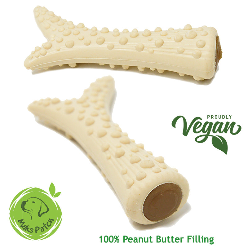 Maks Patch - Peanut Butter Filled Antlers Dog Treats