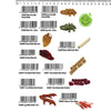 Barcode Sheet for the MaksPatch Veggie Dog Treats.