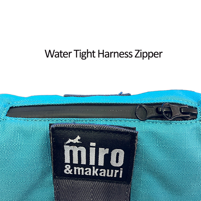 Miro & Makauri Winter Dog Coat "Rasberry & Grey"