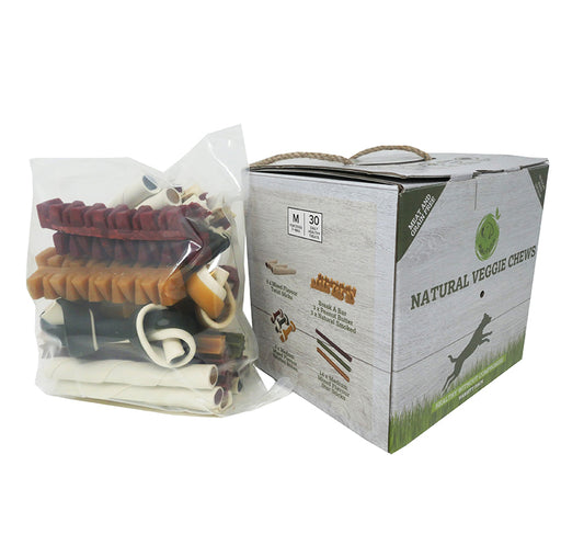 Variety box of MaksPatch veggie dog treats
