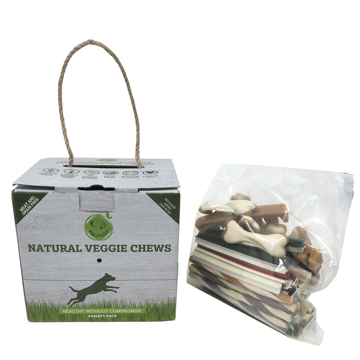 Variety box of MaksPatch veggie dog treats