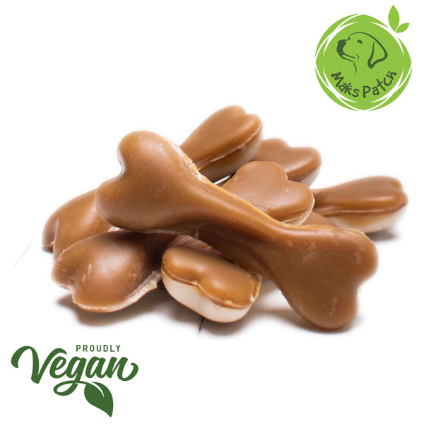 Vegan Dog Chews - Maks Patch Peanut Butter Dual Bones 